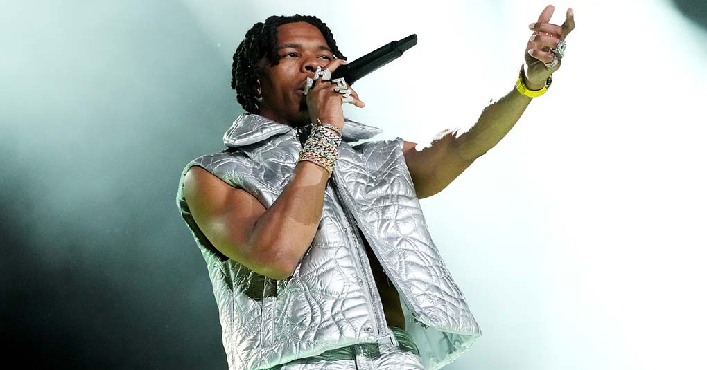 Lil Baby performs onstage at the Coachella Stage during the 2022 Coachella Valley Music And Arts Festival