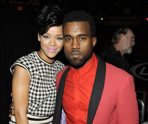 Rihanna and Kanye West