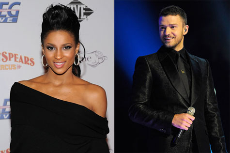 Ciara and Justin Timberlake