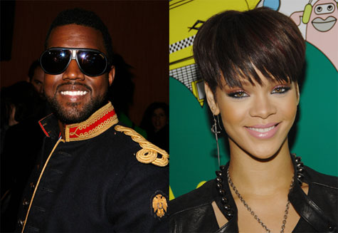 Kanye West and Rihanna