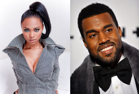 Teairra Mari and Kanye West