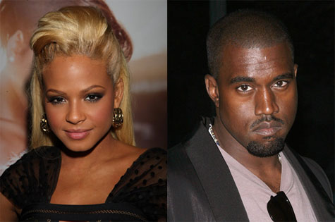 Christina Milian and Kanye West