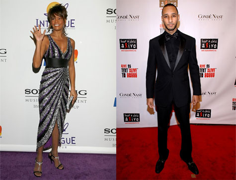 Whitney Houston and Swizz Beatz