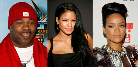 Busta, Cassie, and Rihanna