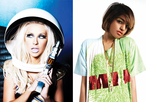 Christina Aguilera and M.I.A.