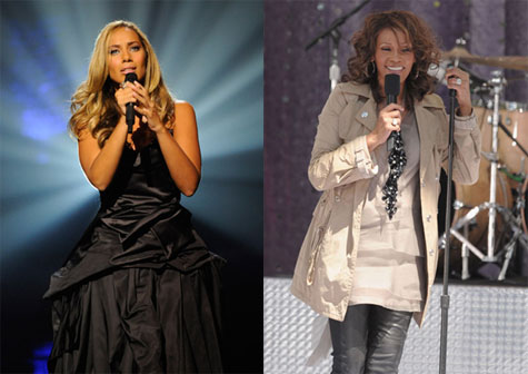 Leona Lewis and Whitney Houston