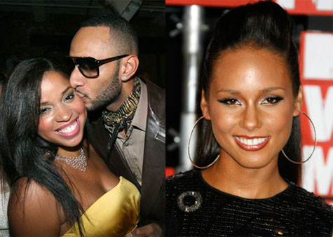 Mashonda, Swizz Beatz, and Alicia Keys