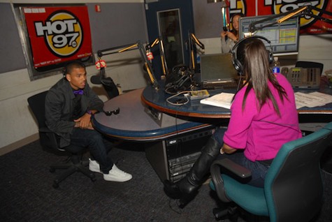 Chris Brown and Angie Martinez