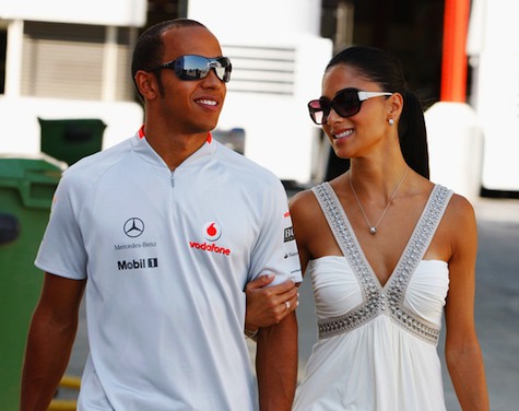 Lewis Hamilton and Nicole Scherzinger