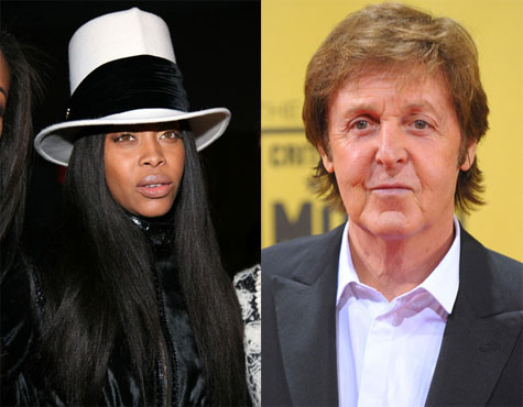 Erykah Badu and Paul McCartney