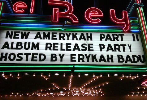 Erykah Badu Marquee