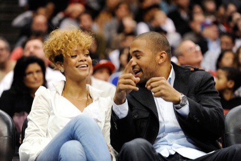 Rihanna and Matt Kemp