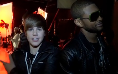 Justin Bieber and Usher