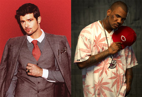 Robin Thicke and Game