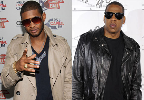 Usher and Jay-Z