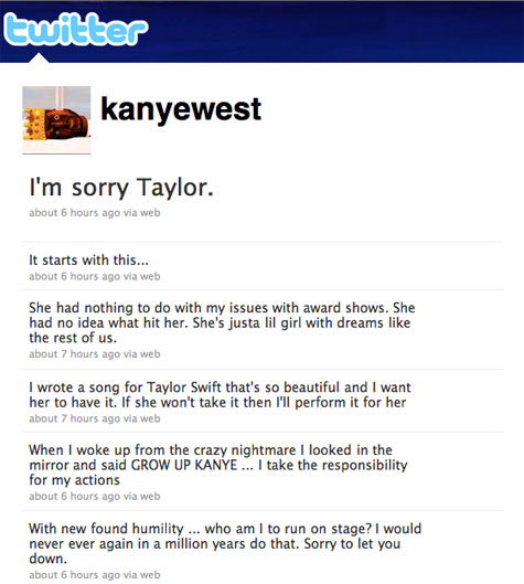 Kanye West Tweets