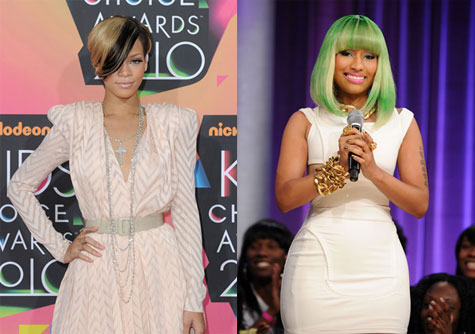 Rihanna and Nicki Minaj