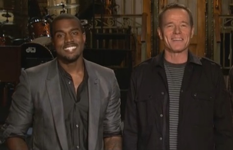 Kanye West and Bryan Cranston