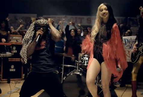 Lil Wayne and Porcelain Black