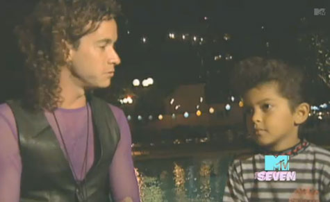 Pauly Shore and Bruno Mars