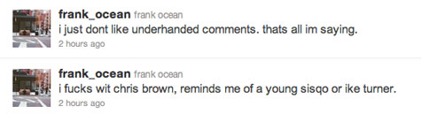 Frank Ocean Tweets