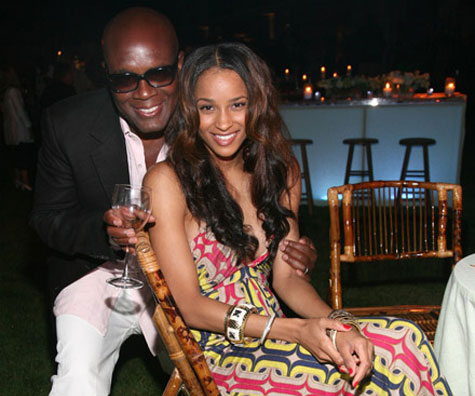 L.A. Reid and Ciara