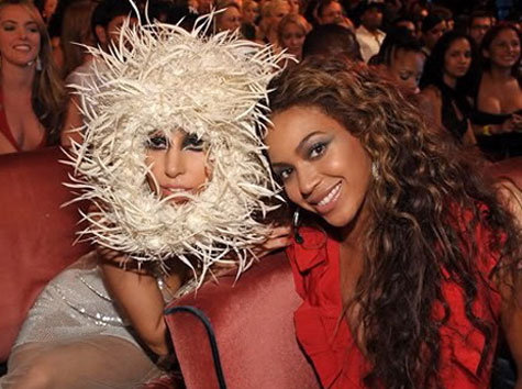 Lady Gaga and Beyoncé