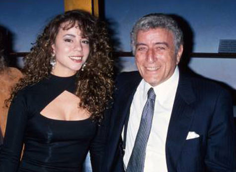 Mariah Carey and Tony Bennett