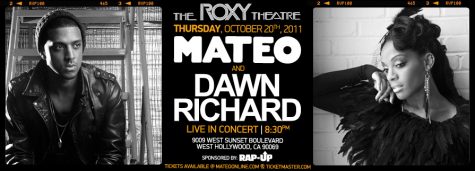 Mateo and Dawn Richard at The Roxy