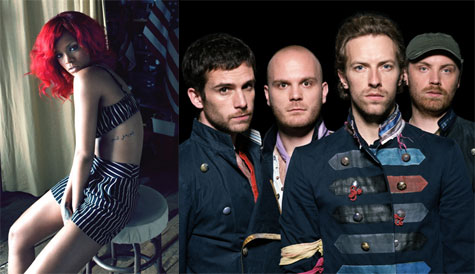 Rihanna and Coldplay