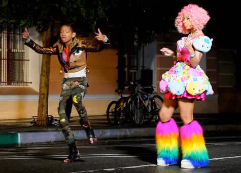 Willow Smith and Nicki Minaj