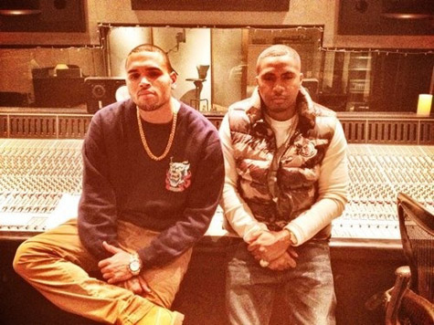 Chris Brown and Nas