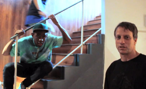 Tyler, the Creator and Tony Hawk