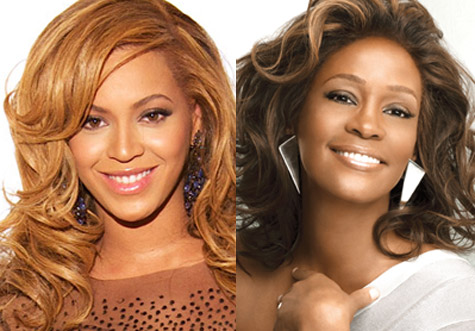 Beyoncé and Whitney Houston