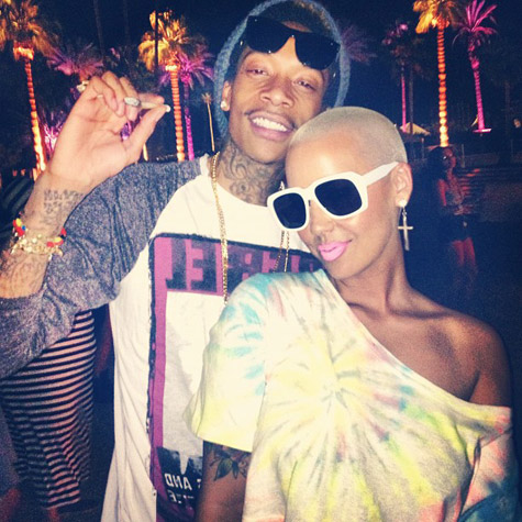 Wiz Khalifa and Amber Rose