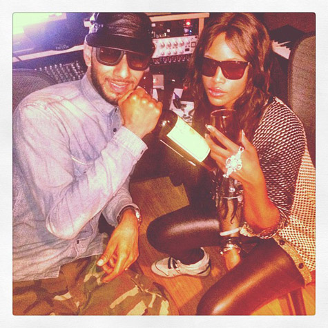 Swizz Beatz and Eve