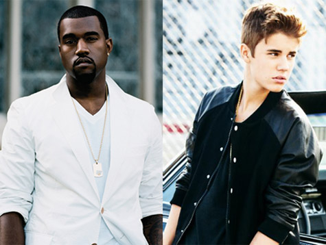 Kanye West and Justin Bieber