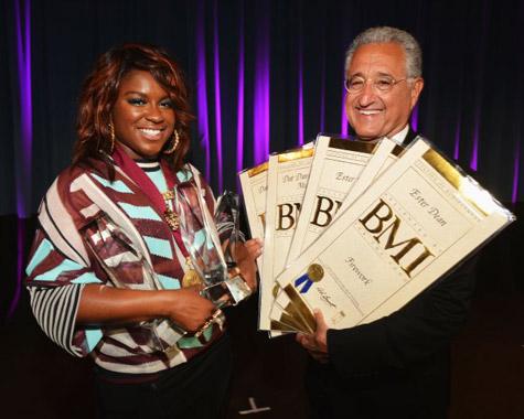 Ester Dean and BMI CEO Del Bryant