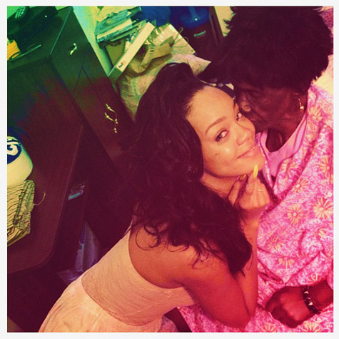 Rihanna and Gran Gran