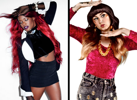 Azealia Banks and Kreayshawn