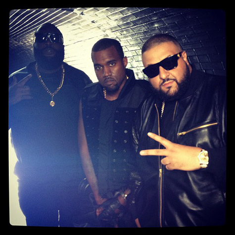 Rick Ross, Kanye West, and DJ Khaled