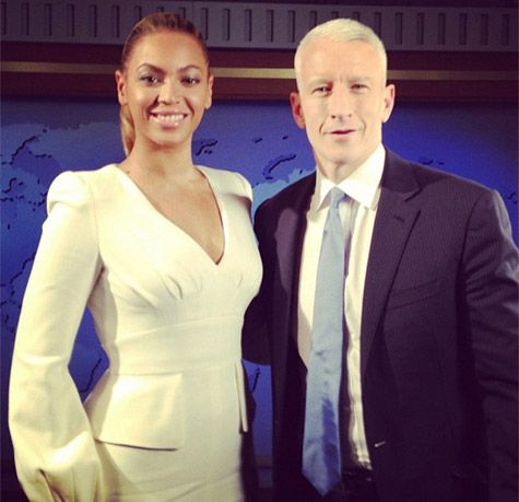 Beyoncé and Anderson Cooper