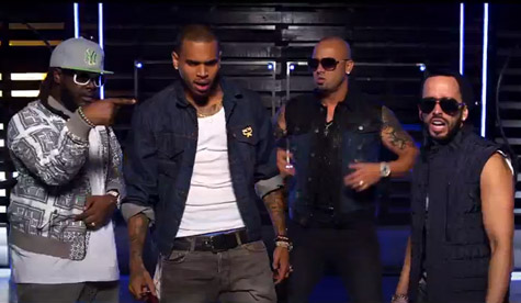 T-Pain, Chris Brown, and Wisin & Yandel