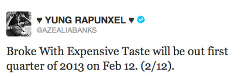 Azealia Banks Tweet