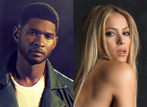 Usher and Shakira