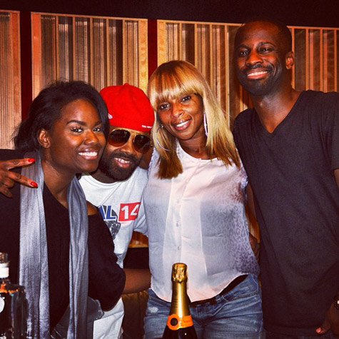 Jermaine Dupri, Mary J. Blige, and Bryan-Michael Cox