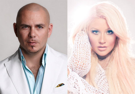 Pitbull and Christina Aguilera