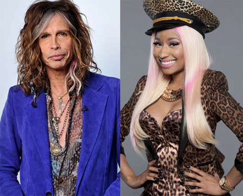 Steven Tyler and Nicki Minaj