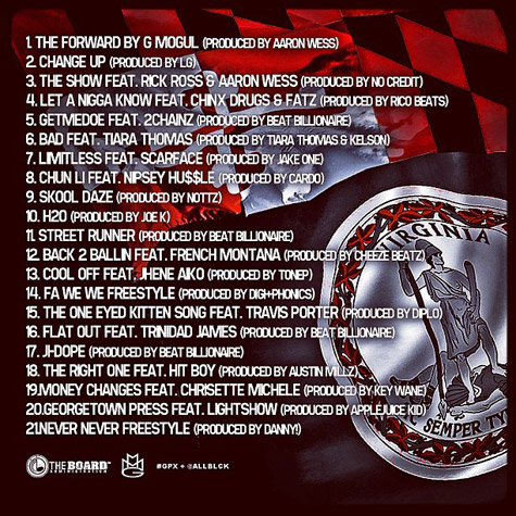 Folarin Tracklisting