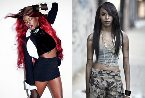 Azealia Banks and Angel Haze